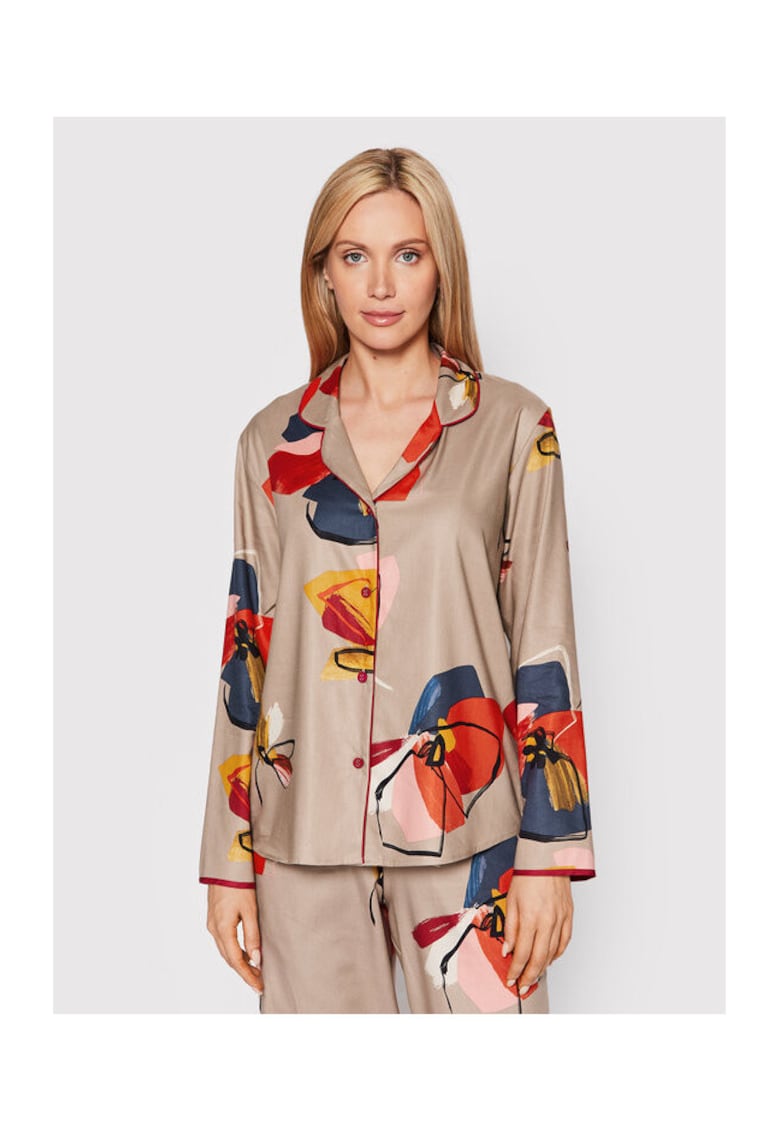 Camasa de noapte dama - 300886519 - Bumbac/Modal - 42 EU - Bej