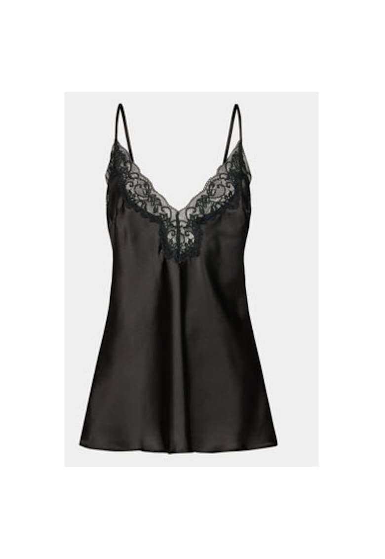 Camasa de noapte dama -  302993246 - Poliester/Poliamida - Negru