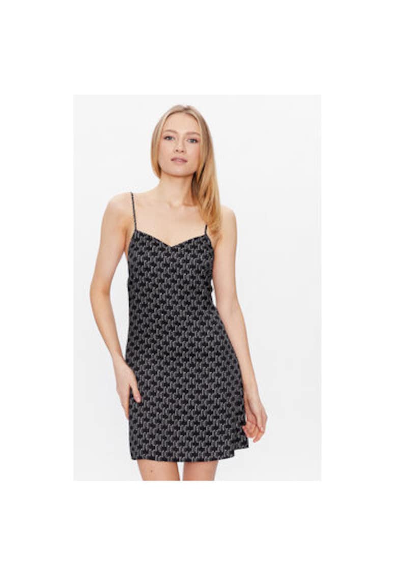 Camasa de noapte dama -  301057376 - Viscoza/Viscoza - Negru