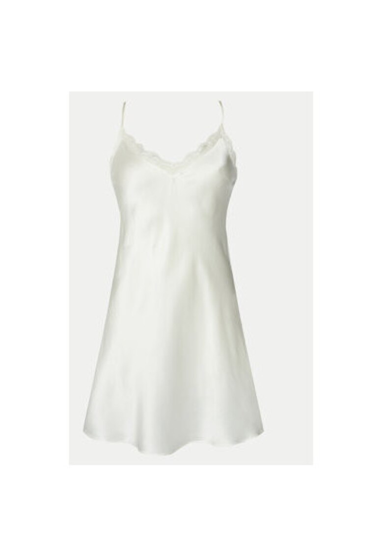 Camasa de noapte dama - 305121059 - Matase - Bej