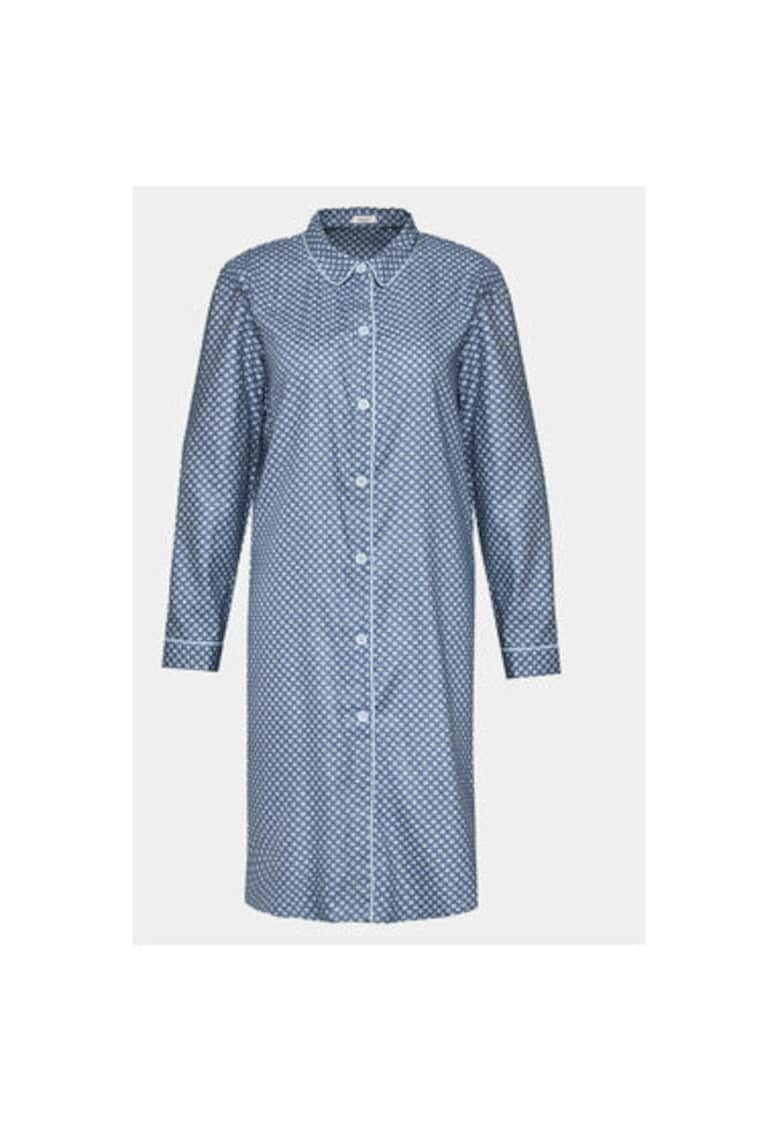 Camasa de noapte dama -  302994557 - Viscoza/Bumbac - Albastru