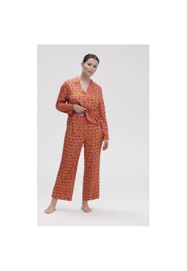 Camasa de noapte dama -  302992621 - Viscoza - Roz