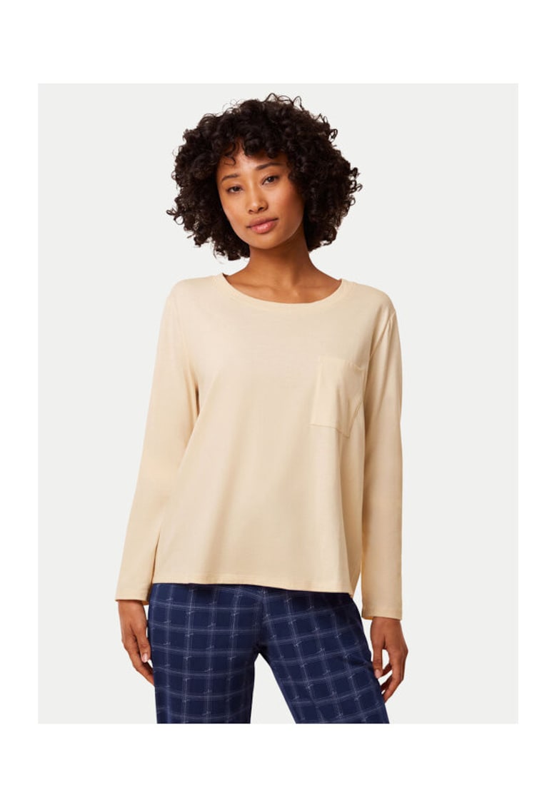 Camasa de noapte dama - 304533822 - Bumbac - Bej