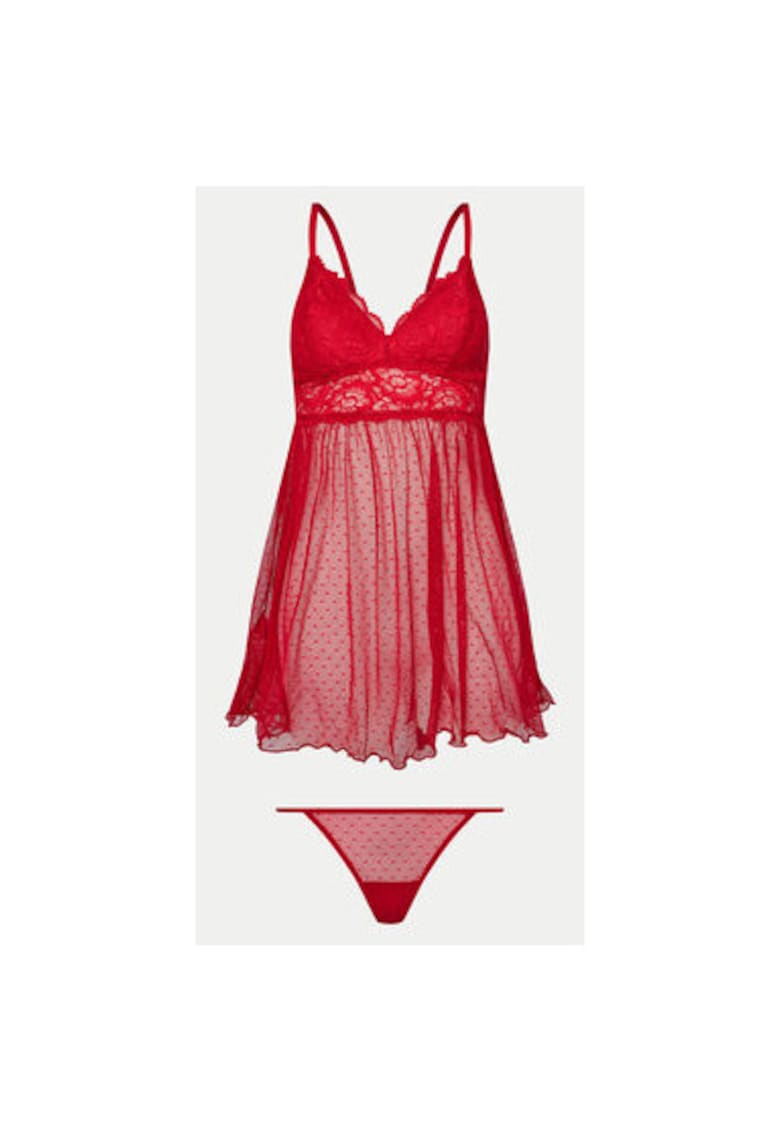 Camasa de noapte dama - 305015570 - Poliamida - Negru Camasa de noapte dama - 305015570 - Poliamida - Negru