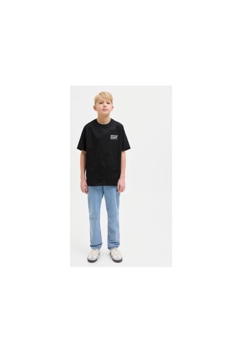 Jack & Jones Tricou baieti - 304808494 - Bumbac - Negru - Negru