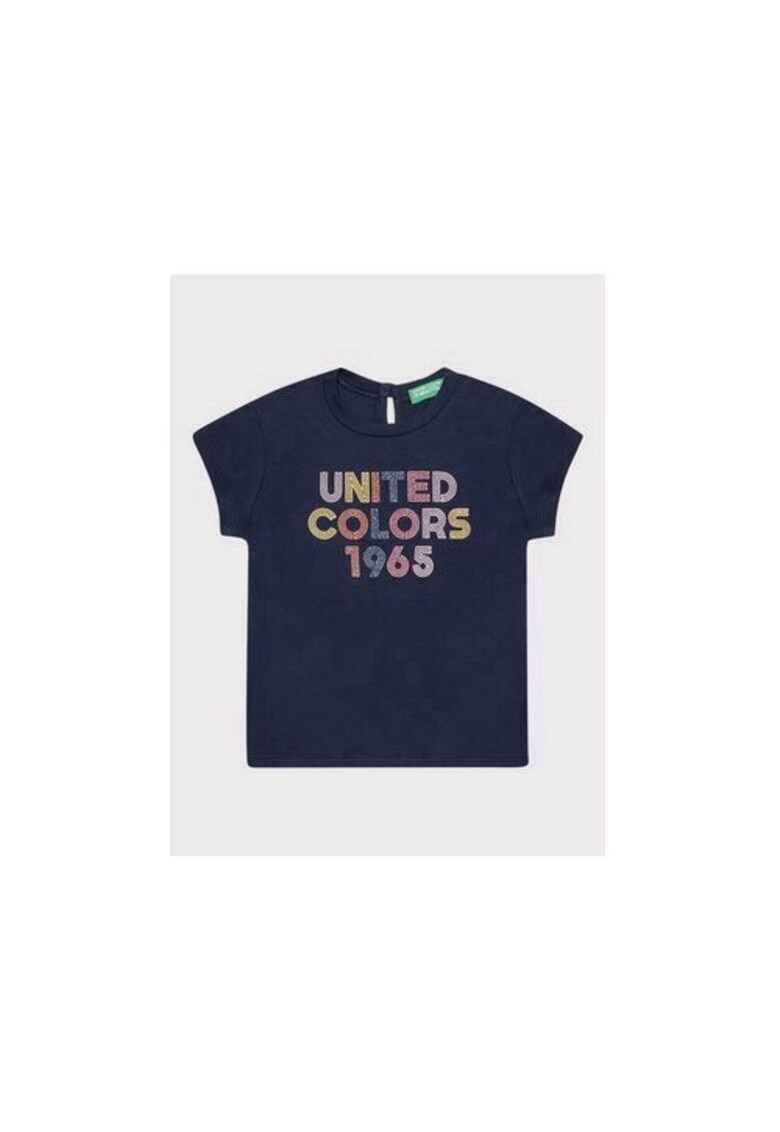Tricou fete - 208746502 - Bumbac organic - 74 CM - Albastru