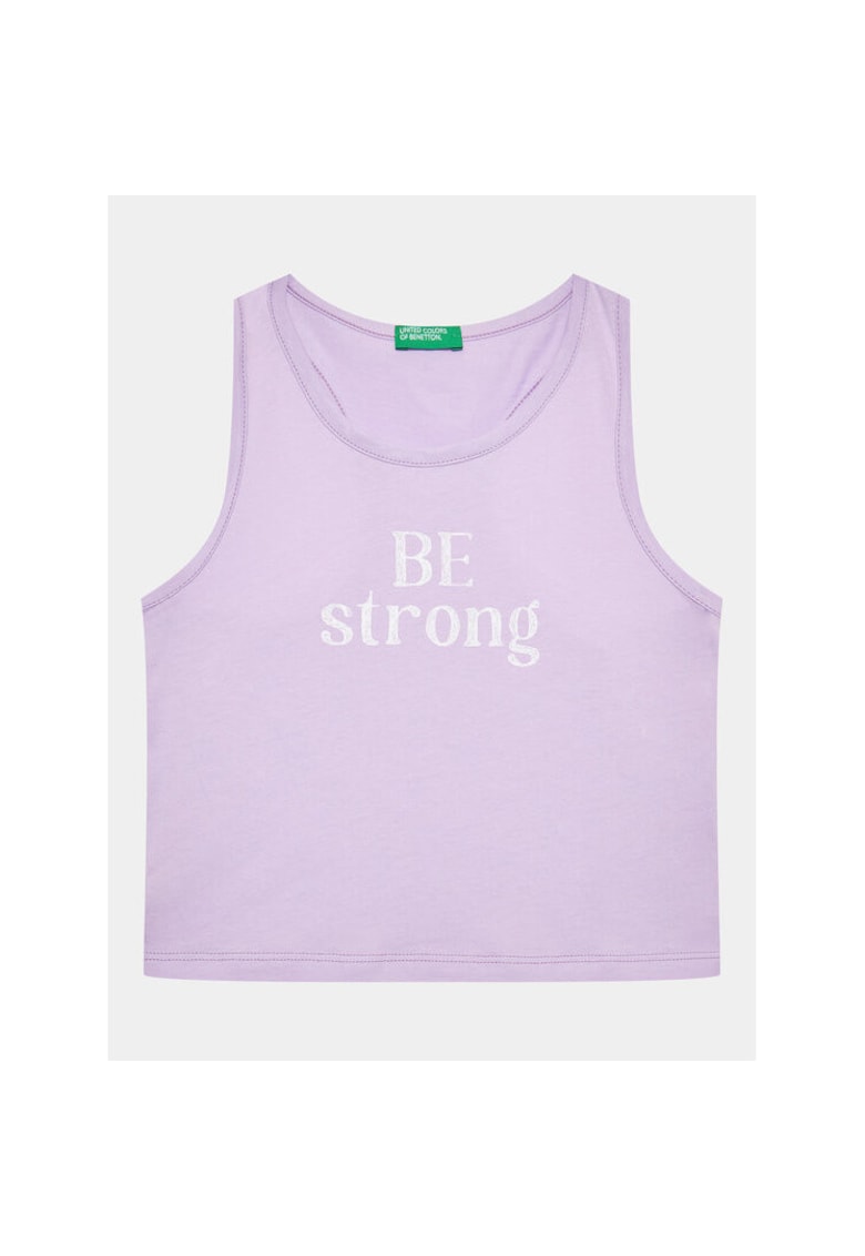 Tricou fete - 302093311 - Bumbac - Violet - Violet