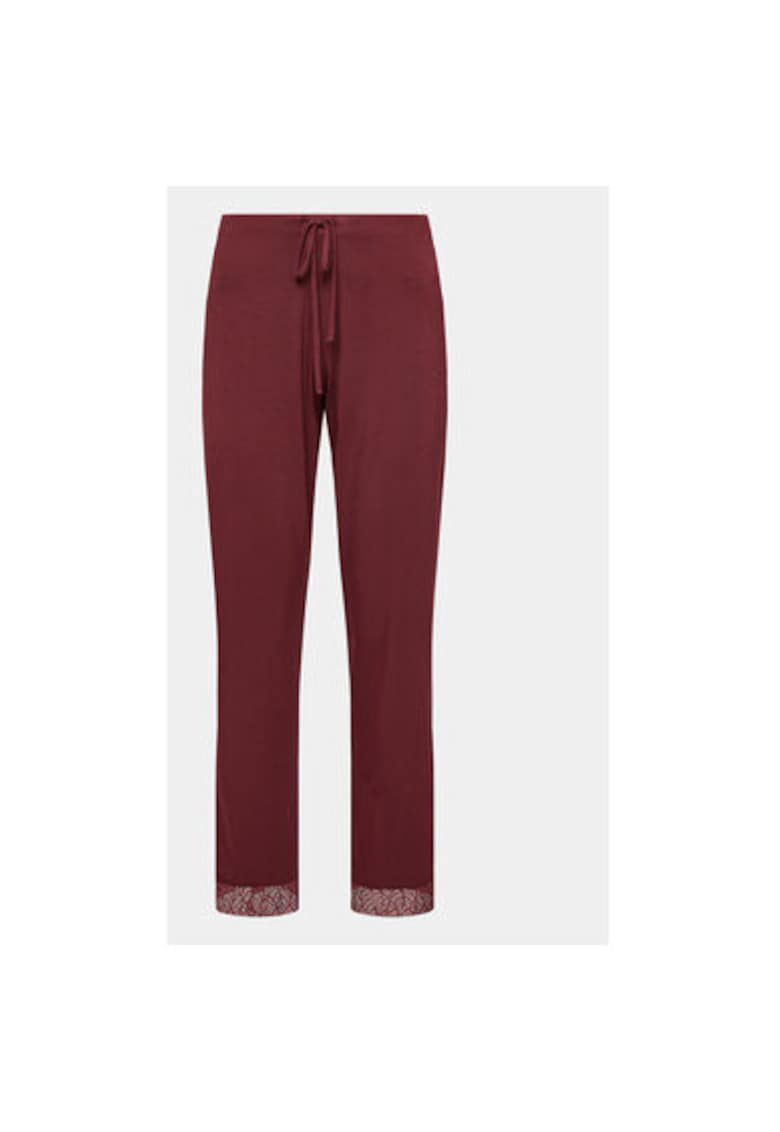 Pantaloni de pijama dama -  303152444 - Viscoza - Rosu