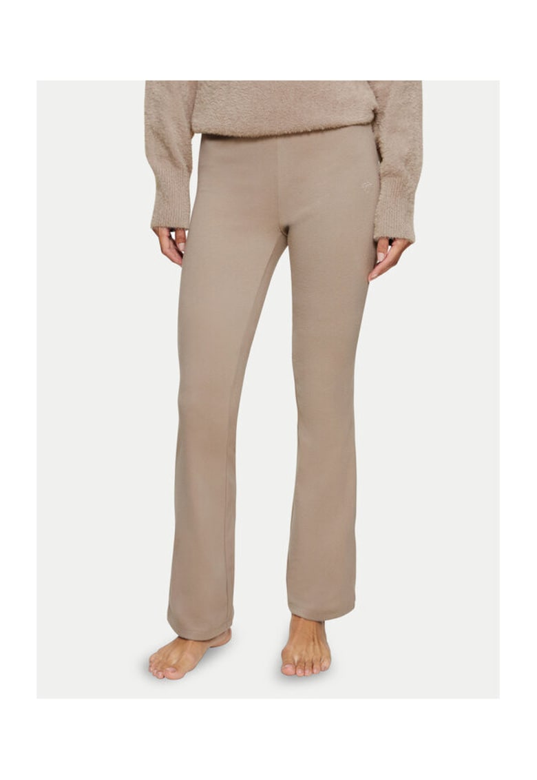 Pantaloni de pijama dama - 304534294 - Poliester - Bej