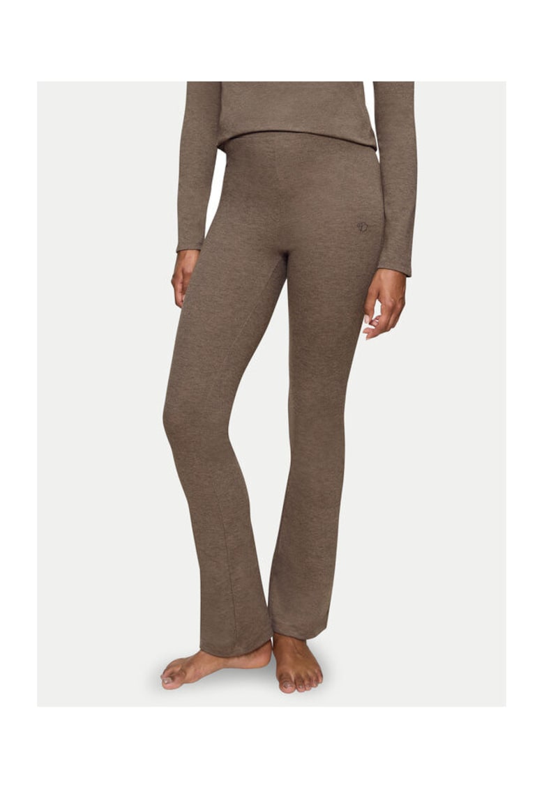 Pantaloni de pijama dama - 304534300 - Poliester - Maro