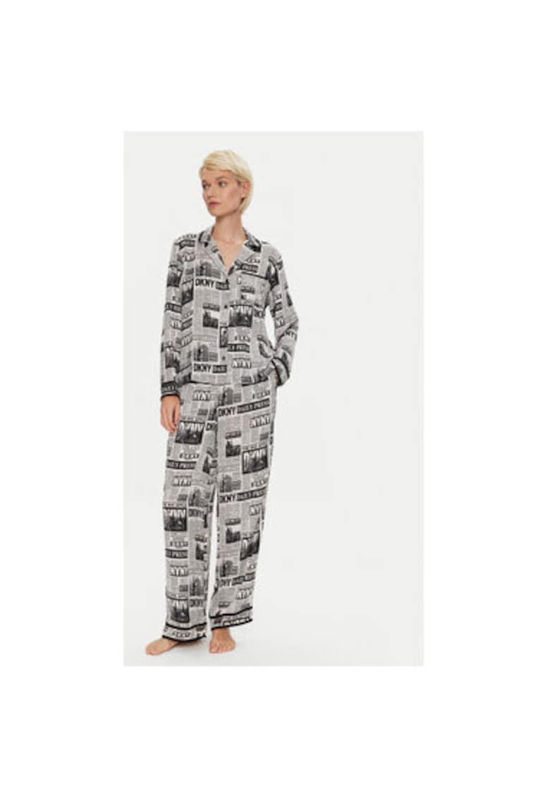 Pijama dama -  304529672 - Poliester - Negru