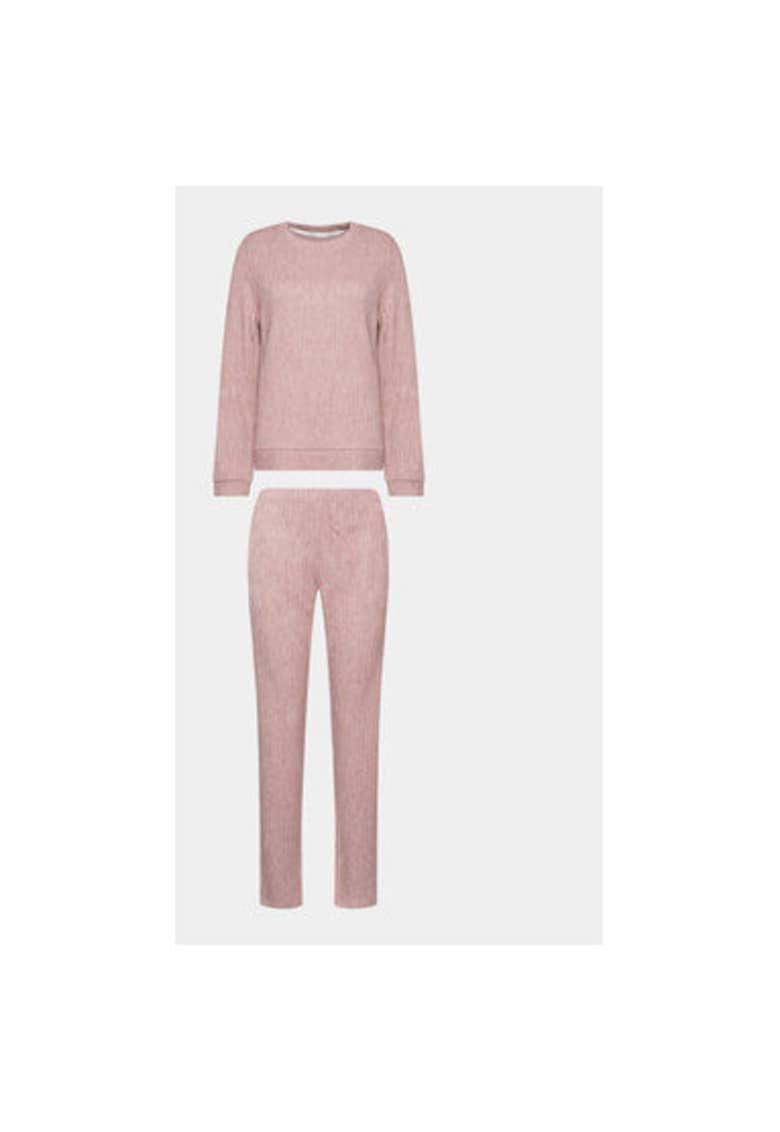 Pijama dama -  302994144 - Viscoza/Poliester - Roz