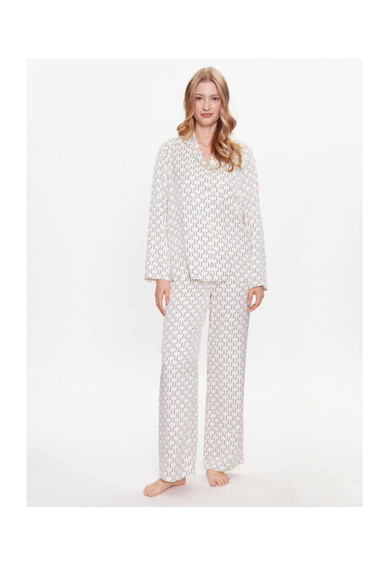 Pijama dama - 302912919 - Viscoza - Alb