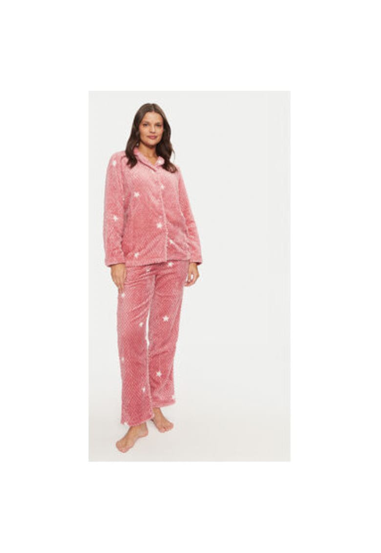 Pijama dama -  304524943 - Poliester - Roz