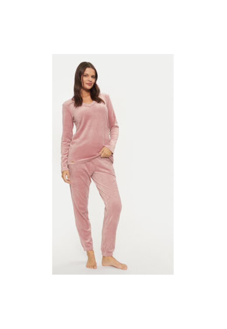Pijama dama -  304524936 - Poliester - Roz