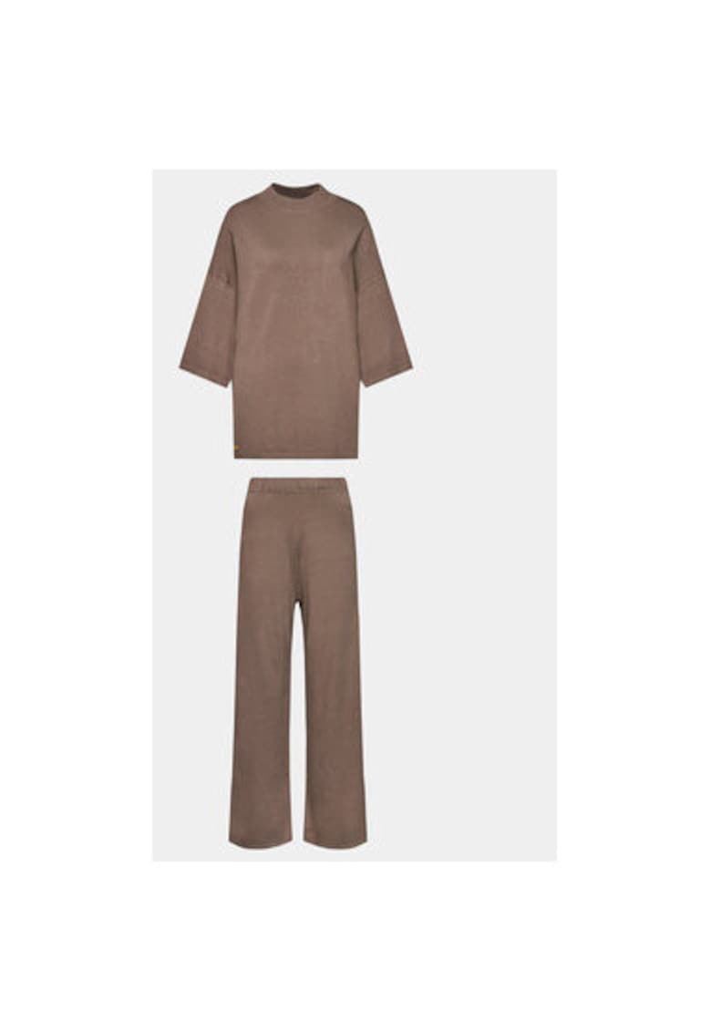 Pijama dama - 302994700 - Viscoza/Poliester - Bej