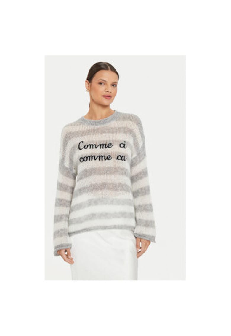 Pulover dama - 304611025 - Acril/Lana/Nylon - One Size INTL - Alb