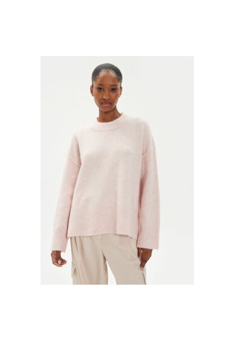 Pulover dama - 304354632 - Lana Alpaca/Lana/Poliester reciclat - Roz - Roz