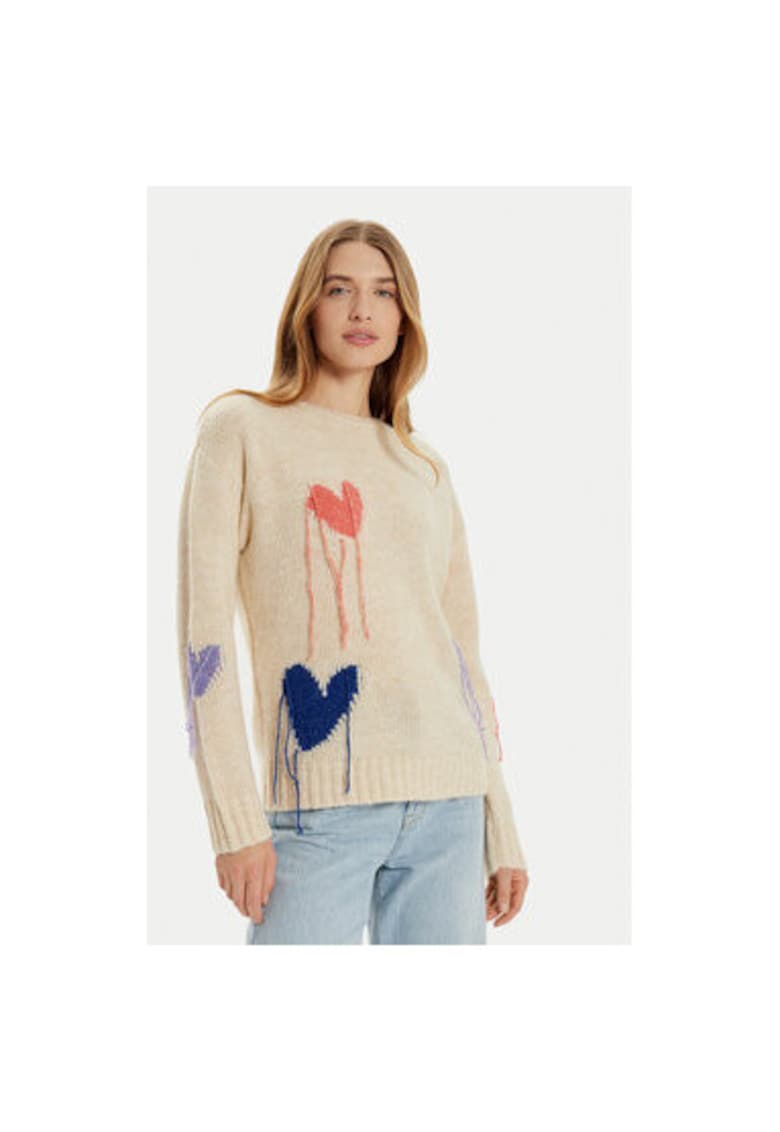 Pulover dama -  304474088 - Poliamida/Poliester/Lana - Bej