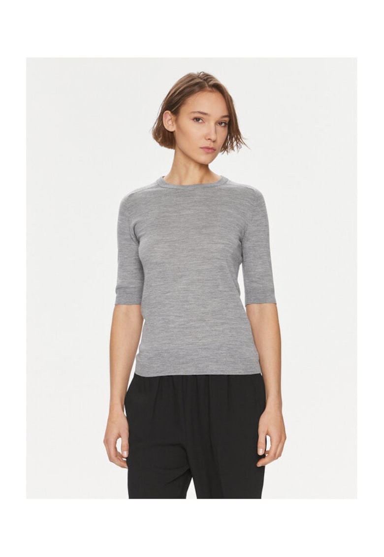 Pulover dama - 304007620 - Lana merinos - Gri - Gri