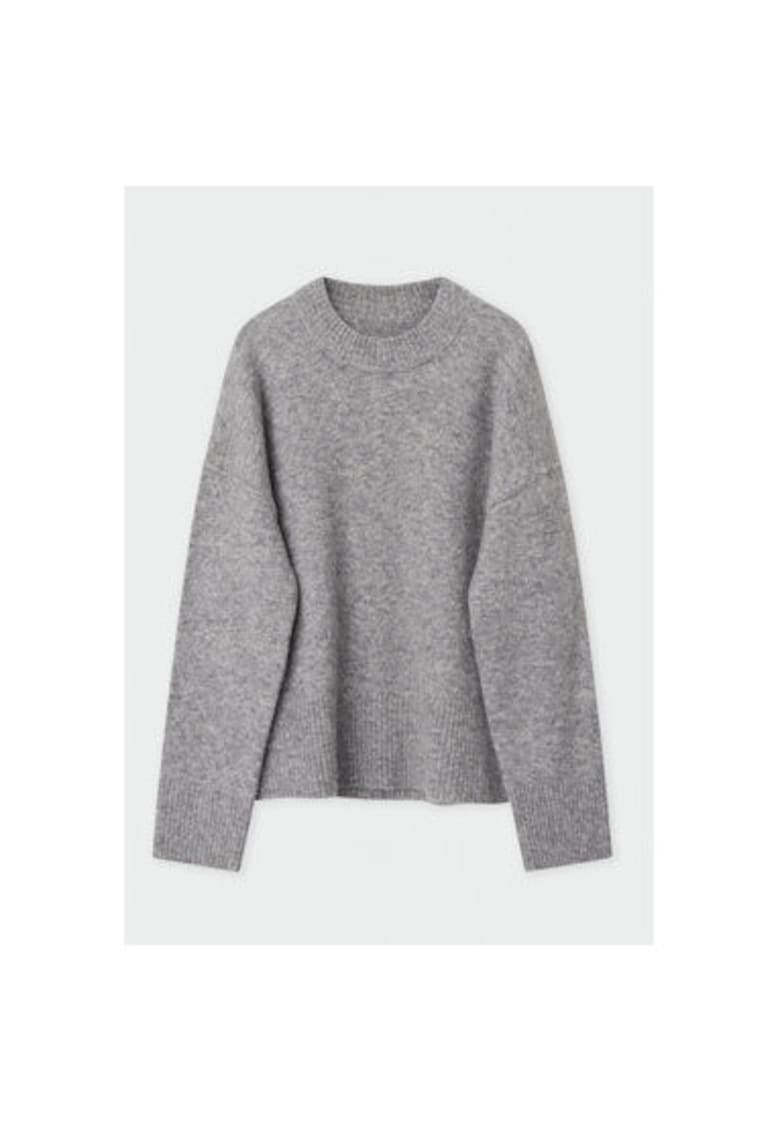 Pulover dama - 304007750 - Lana Alpaca/Lana/Poliester reciclat - Gri