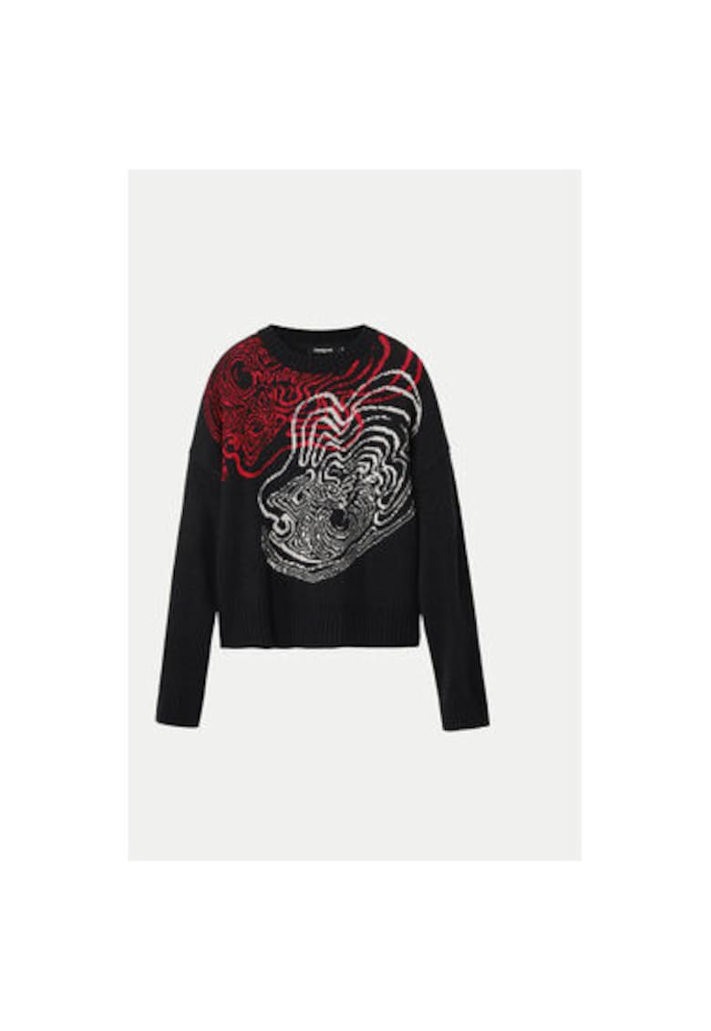 Pulover dama - 304477621 - Acril/Lana - Negru Pulover dama - 304477621 - Acril/Lana - Negru