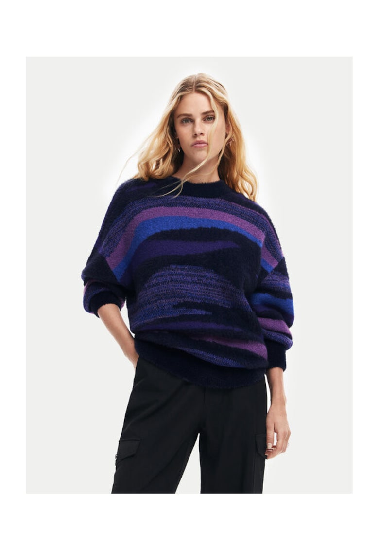 Pulover dama - 304477683 - Acril/Poliamida/Poliester - Albastru - Albastru