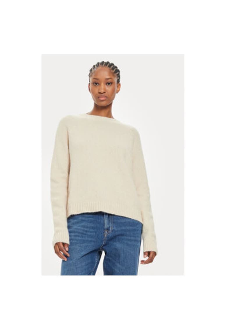 Pulover dama - 304333842 - Lana Alpaca/Poliamida/Modal - Bej Pulover dama - 304333842 - Lana Alpaca/Poliamida/Modal - Bej