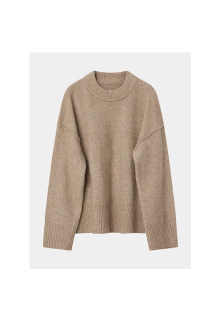 Pulover dama - 304007743 - Lana Alpaca/Lana/Poliamida - Bej