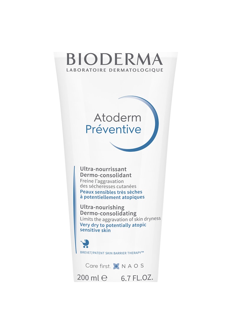 Crema de corp Atoderm Preventive pentru piele uscata si atopica - 200 ml