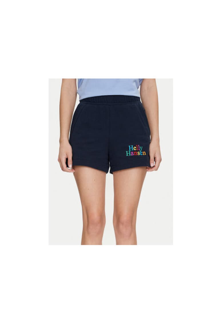 Pantaloni scurti dama -  303775506 - Bumbac/Poliester - Albastru