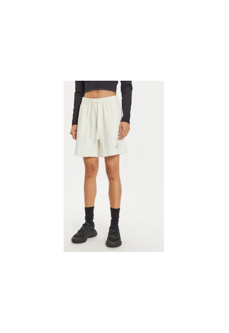 Pantaloni scurti dama -  303986209 - Bumbac/Poliester reciclat - Alb