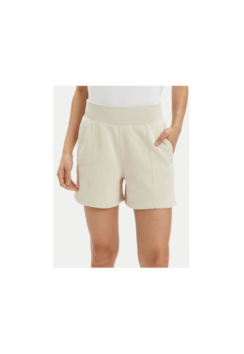 Pantaloni scurti dama -  303384791 - Bumbac/Poliester - Alb