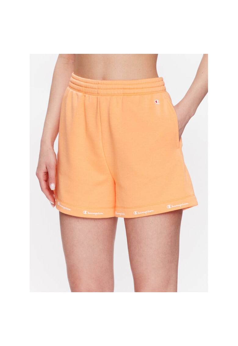 Pantaloni scurti dama - 302220533 - Bumbac/Poliester - Portocaliu - Portocaliu