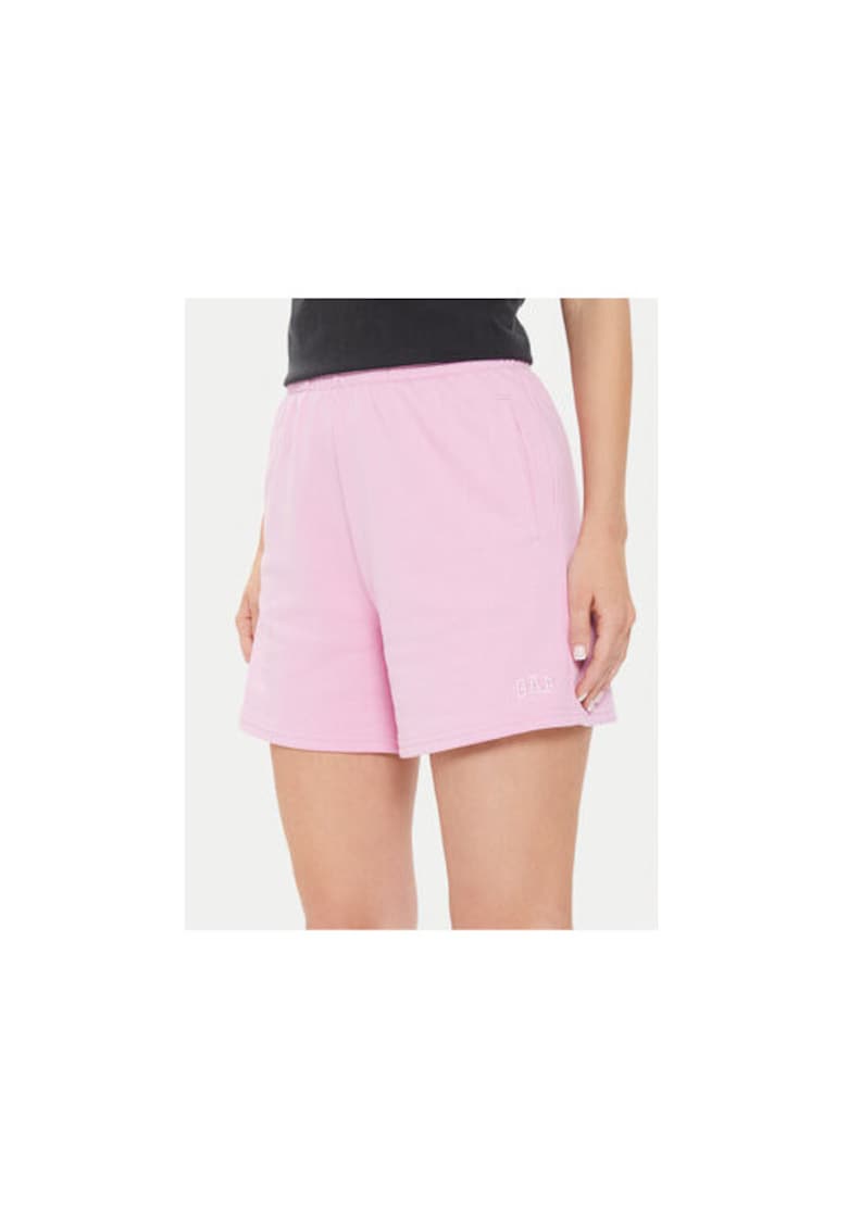 Pantaloni scurti dama -  304357770 - Bumbac/Poliester - Roz