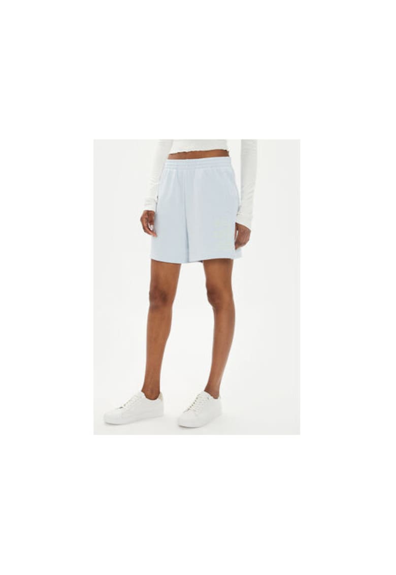 Pantaloni scurti dama - 304508547 - Bumbac/Poliester - Albastru Pantaloni scurti dama - 304508547 - Bumbac/Poliester - Albastru