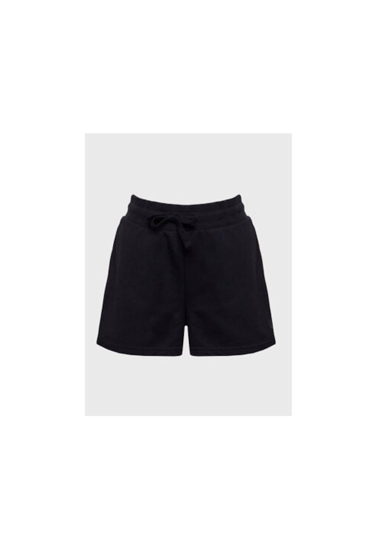 Pantaloni scurti dama - 302390854 - Poliester/Bumbac - Negru - Negru