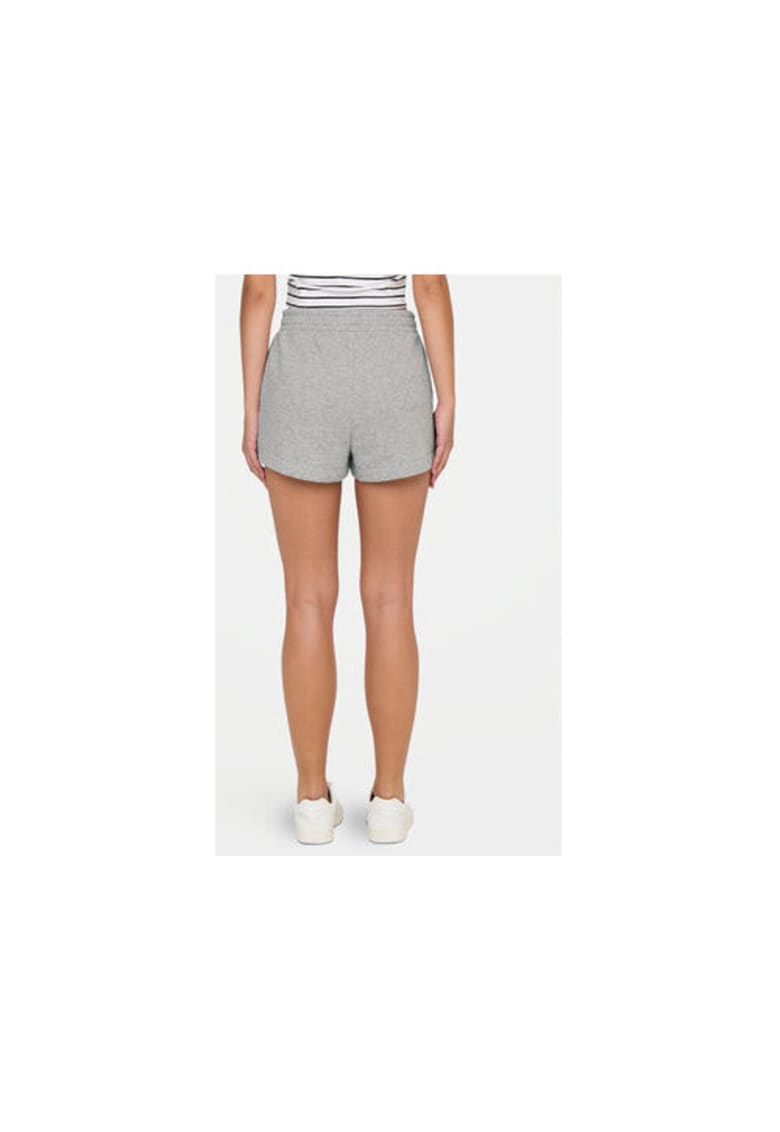 Pantaloni scurti dama - 304783760 - Bumbac/Poliester reciclat - Gri