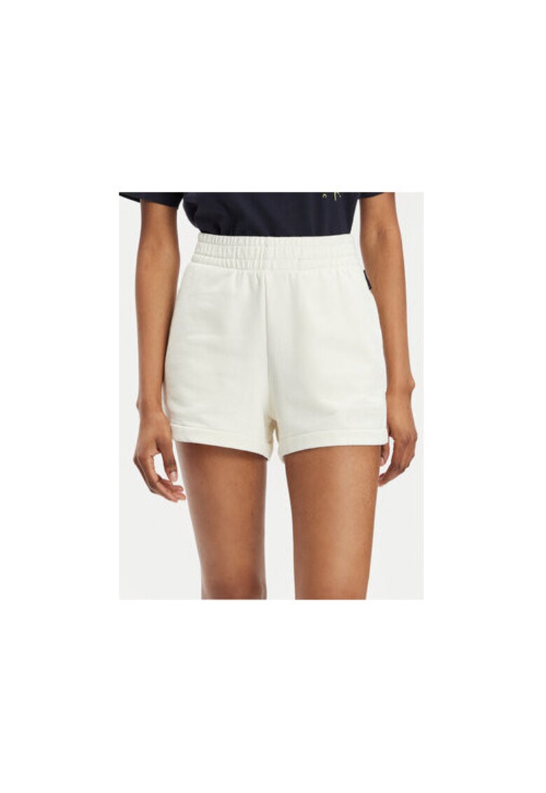 Pantaloni scurti dama - 303651909 - Bumbac - Bej - Bej