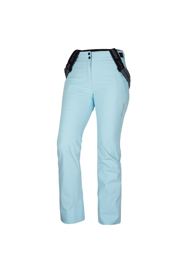 Northfinder Pantaloni schi 10K/10K cu bretele dama Tamera - Albastru deschis