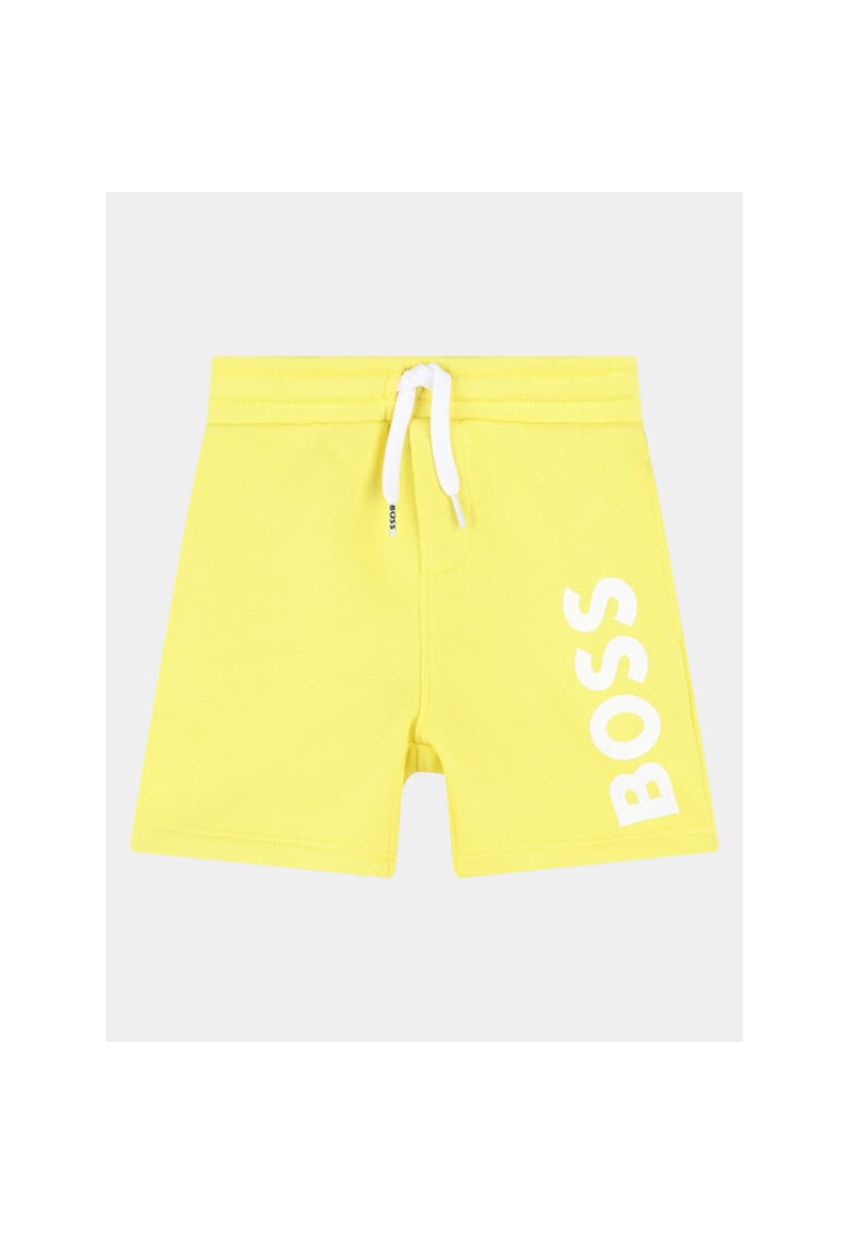 Pantaloni scurti baieti - 303626969 - Bumbac - Galben - Galben