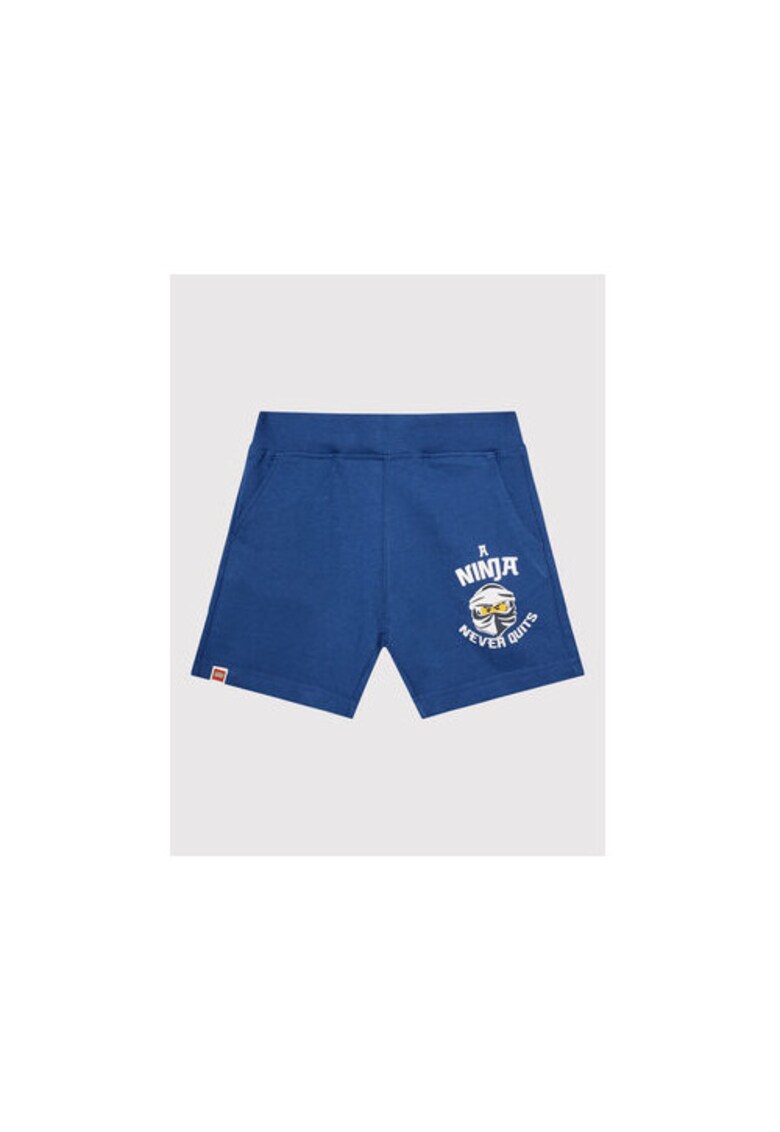 Pantaloni scurti baieti - 300687956 - Bumbac - Albastru - Albastru