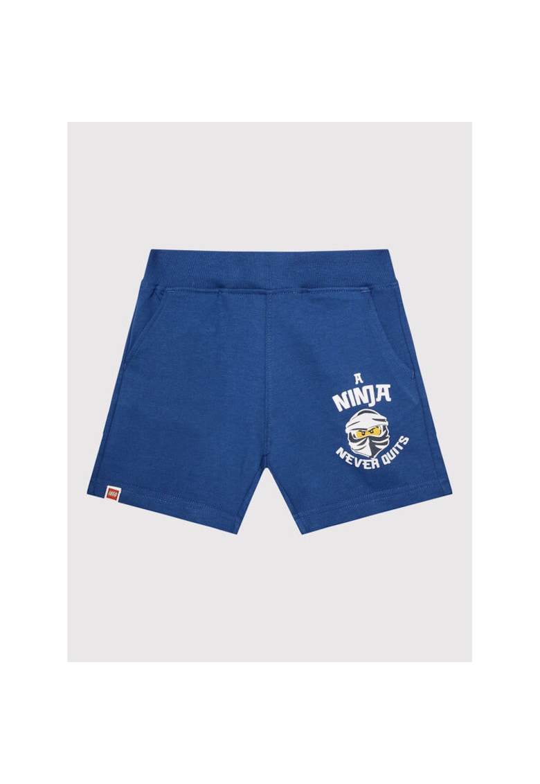 Pantaloni scurti baieti - 300687956 - Bumbac - Albastru - Albastru