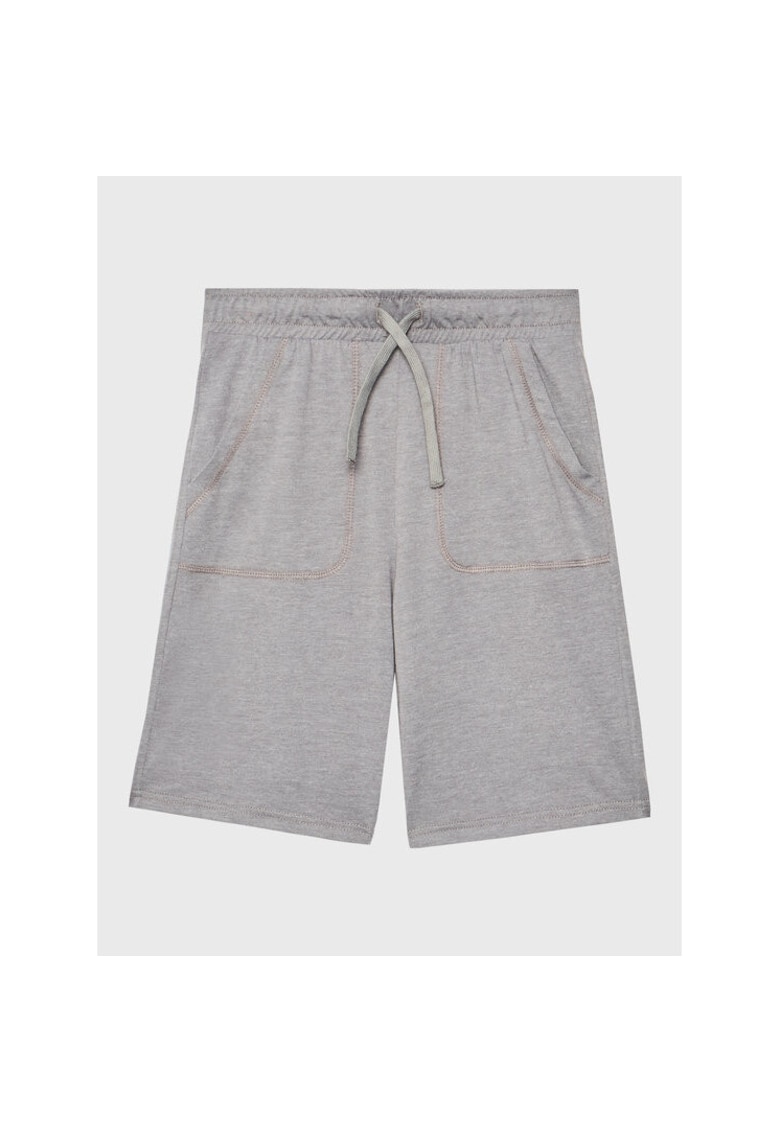 Pantaloni scurti baieti - 301775621 - Poliester/Bumbac - Gri - Gri