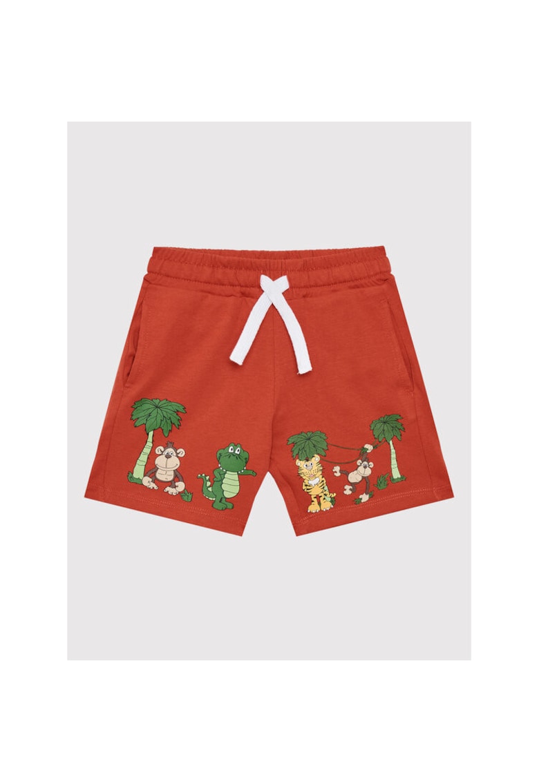 Pantaloni scurti baieti - 300143674 - Bumbac - Negru - Negru