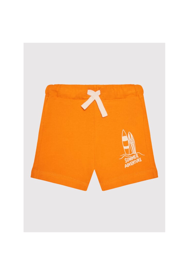 Pantaloni scurti baieti - 300143681 - Bumbac - Portocaliu - Portocaliu