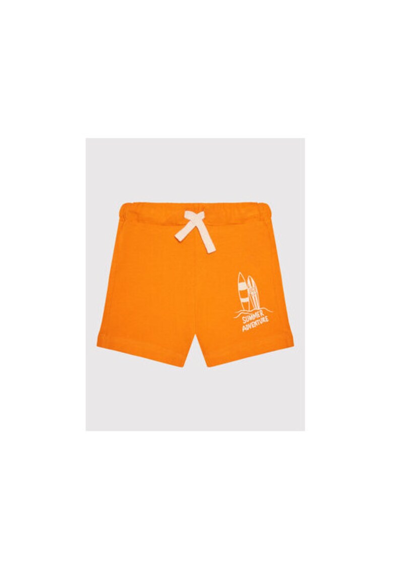 Pantaloni scurti baieti - 300143681 - Bumbac - Portocaliu - Portocaliu
