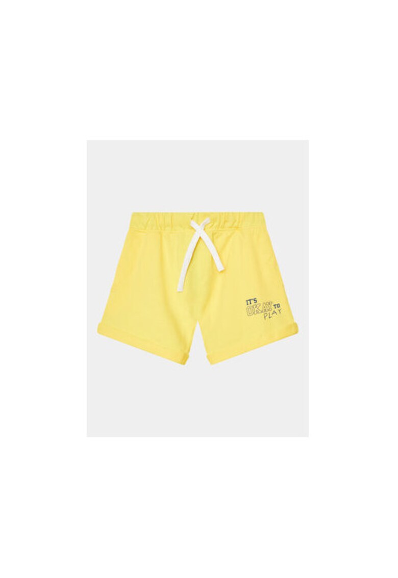 Pantaloni scurti baieti - 302078646 - Bumbac - Galben - Galben