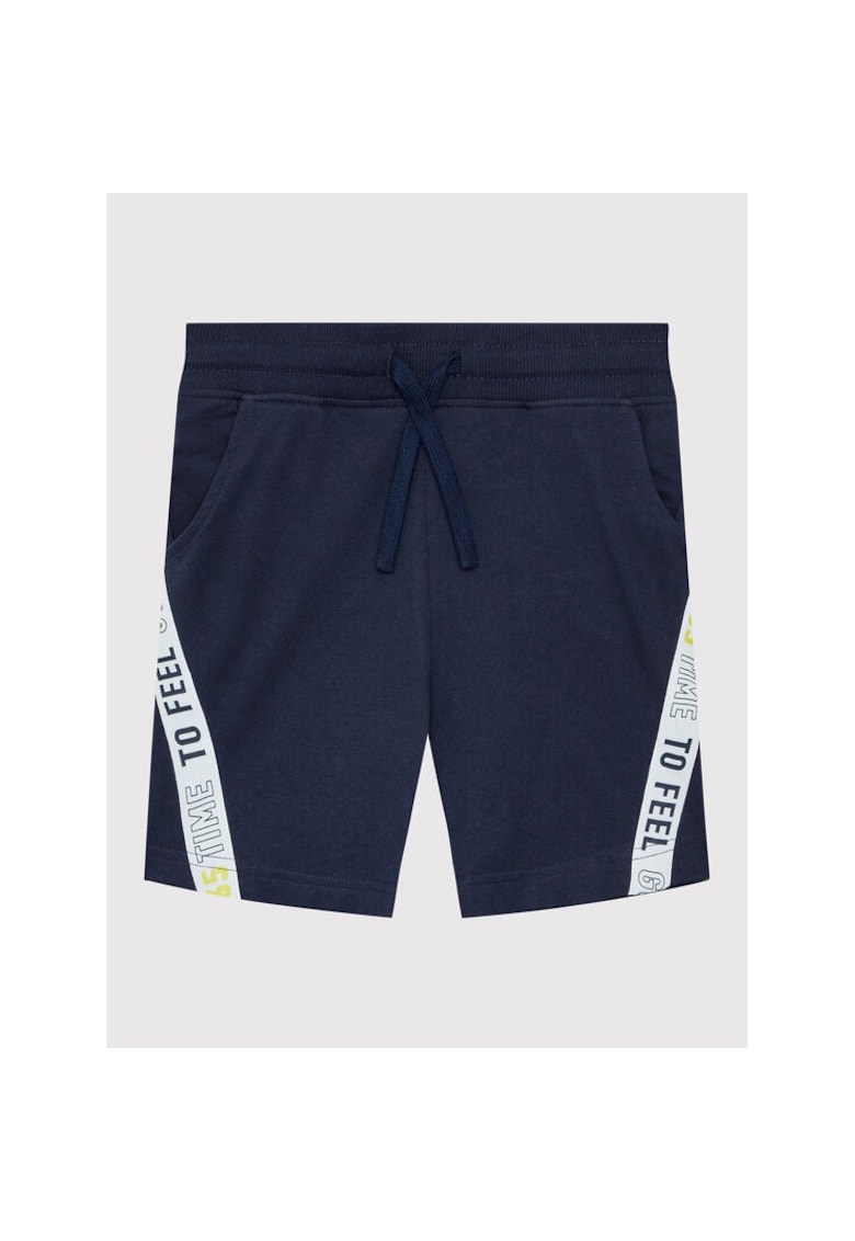 Pantaloni scurti baieti - 300143643 - Bumbac - Albastru - Albastru