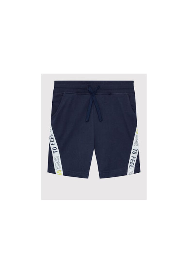 Pantaloni scurti baieti - 300143643 - Bumbac - Albastru - Albastru